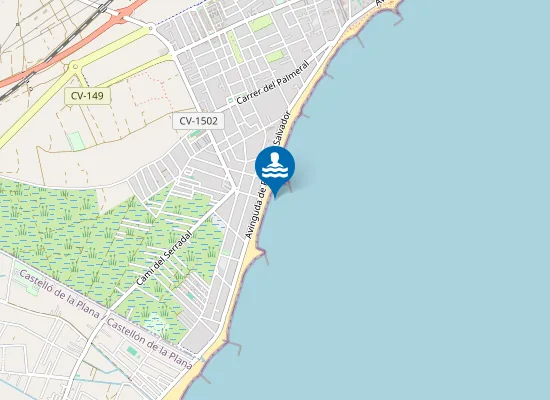 Map of Platja Heliópolis