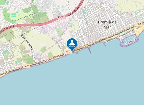 Map of Platja de Ponent