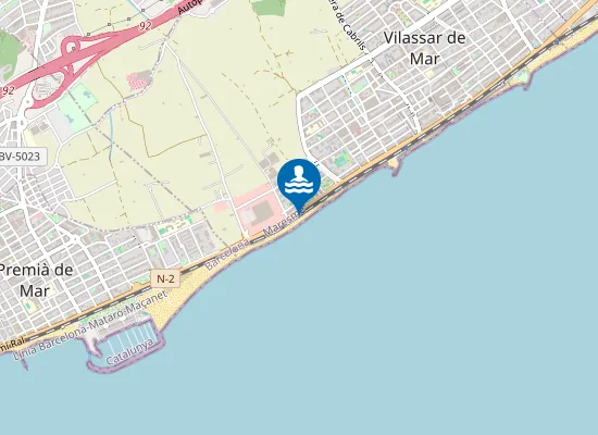 Map of Platja de Ponent