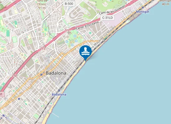 Map of Platja del Pont d'en Botifarreta