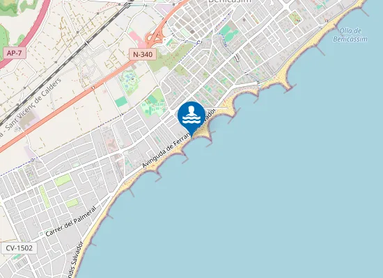 Map of Platja dels Terrers