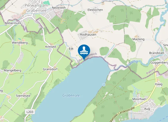 Map of GRABENSEE, PERWANG