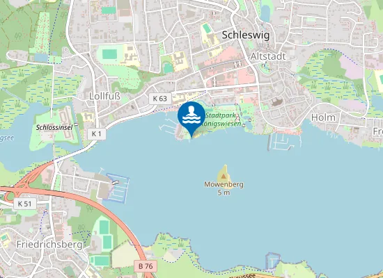 Map of SCHLEI SCHLESWIG LUISENBAD