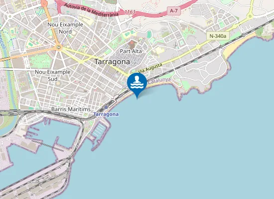 Map of Platja del Miracle