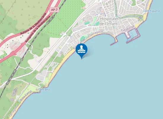 Map of Platja de l'Arenal