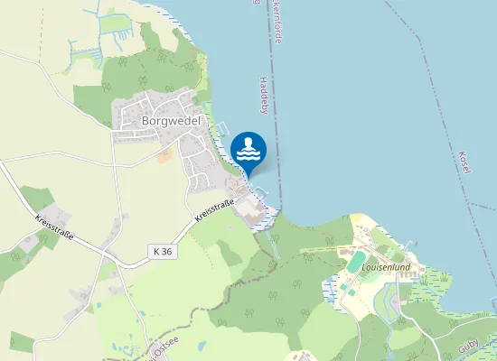 Map of SCHLEI BORGWEDEL JUGENDHERBERGE