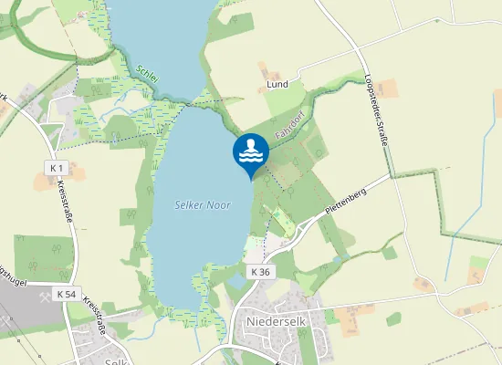 Map of SCHLEI JUGENDZELTLAGER AM SELKER NOOR