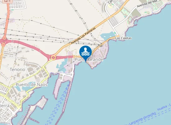 Map of Playa de Barlovento