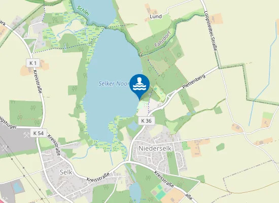 Map of SCHLEI NIEDERSELK SELKER NOOR