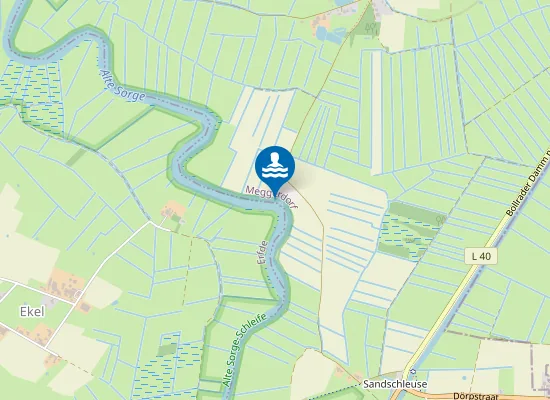 Map of Alte Sorge Meggerdorf