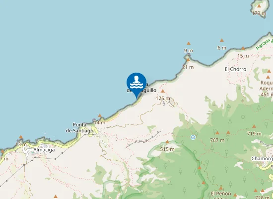 Map of Playa De Fabián