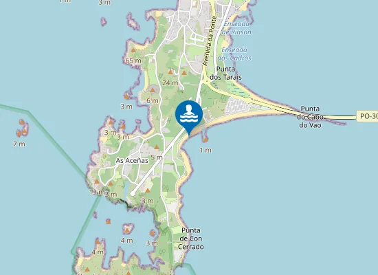 Map of Praia de Camaxe