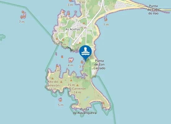 Map of Praia de Rosa da Mosca