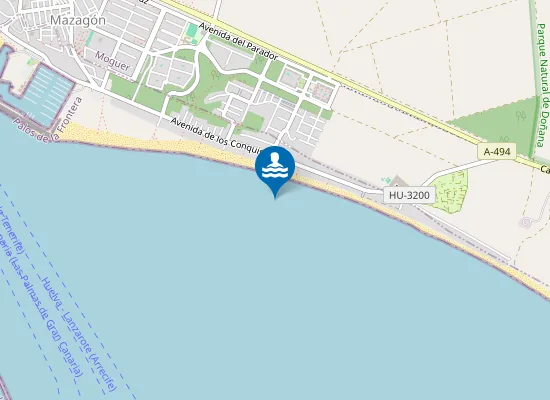 Map of Playa de las Dunas