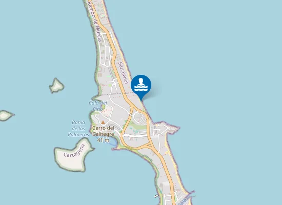 Map of Playa Calnegre