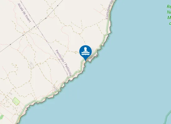 Map of Cala Argilaga