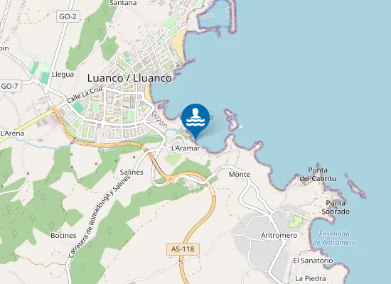 Map of Playa de El Dique