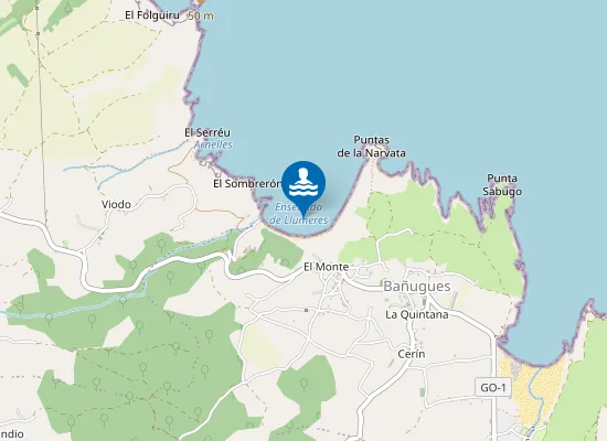 Map of Playa de Llumeres