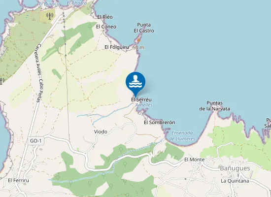 Map of Playa Cueva