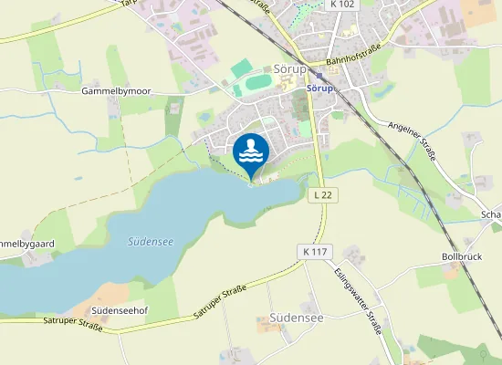 Map of SUEDENSEE SOERUP