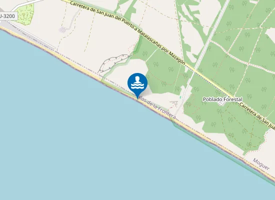 Map of Playa de Castilla