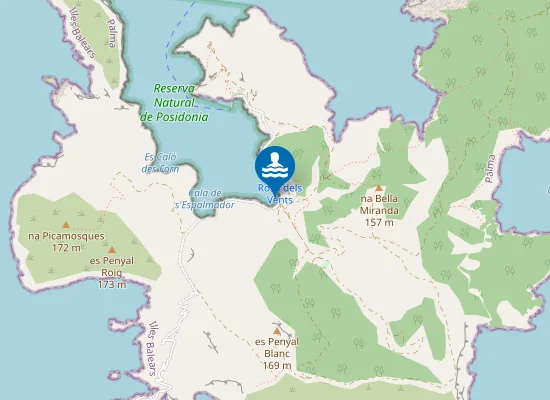 Map of Sa Platgeta