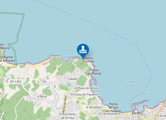 Map of Praia da Lapeira