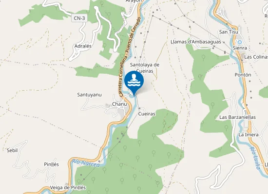 Map of Playa fluvial de Llano