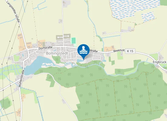 Map of TEICH AM STEINHOLZ BOLLINGSTEDT