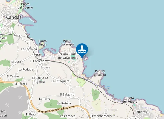 Map of Sablera d'Entrellusa