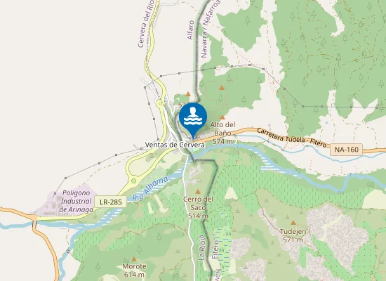 Map of Balneario De Fitero