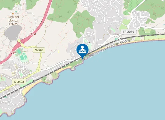 Map of Platja dels Capellans