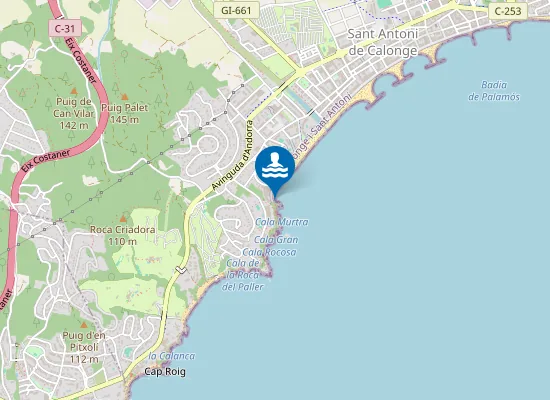 Map of Racó de les Dones