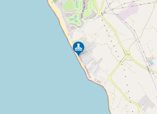 Map of Playa Agua Dulce