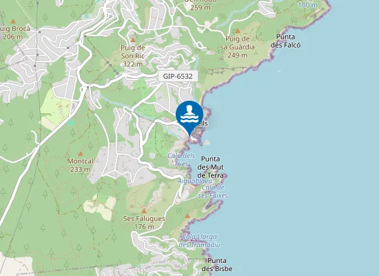 Map of Port des Orats