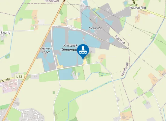 Map of BAGGERSEE WANDERUP NORDERFELD