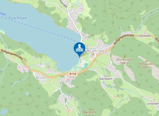 Map of FUSCHLSEE, FUSCHL