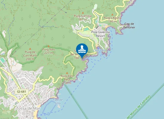 Map of Cala Bona