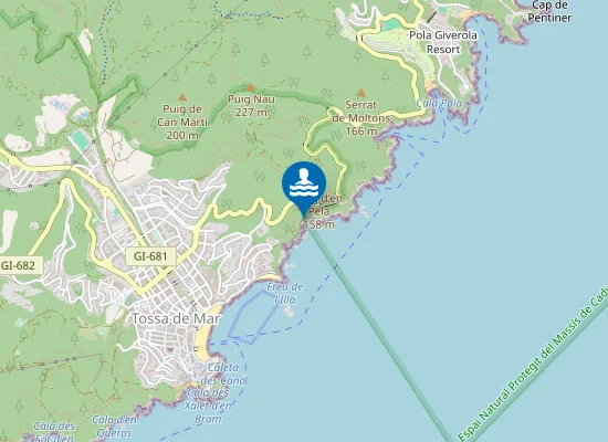 Map of Sot d'en Boada
