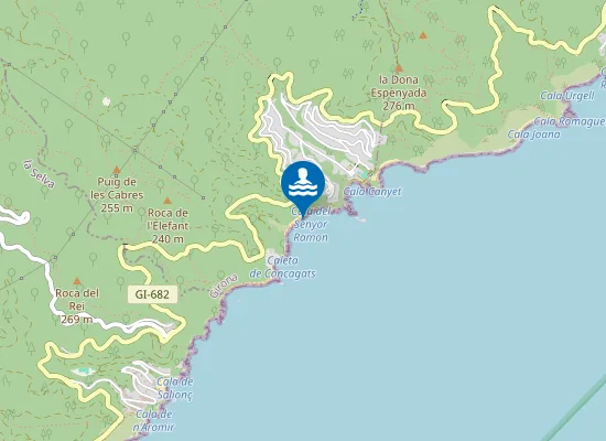 Map of Platja del Senyor Ramon