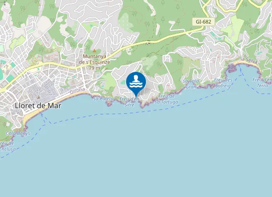 Map of Caleta d'en Trons