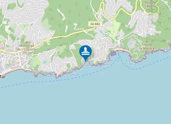 Map of sa Cala Gran