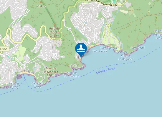 Map of Platja de Portopí