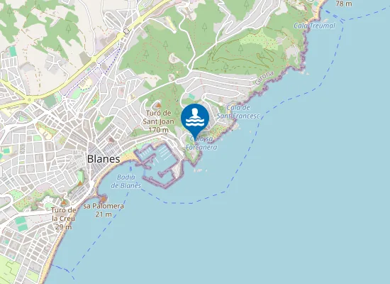 Map of sa Forcanera
