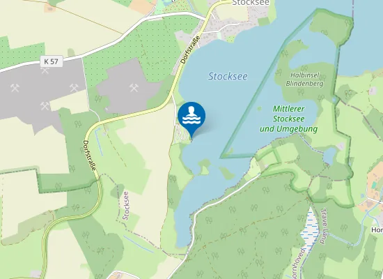 Map of STOCKSEE NATURCAMPING AM STOCKSEE