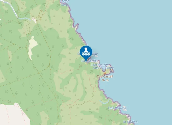 Map of Cala Ferriol