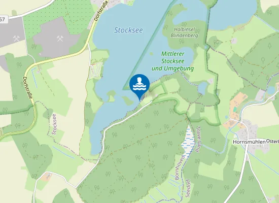 Map of STOCKSEE DAMSDORF GEMEINDEBADESTELLE