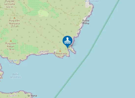 Map of Platja de sa Figuera