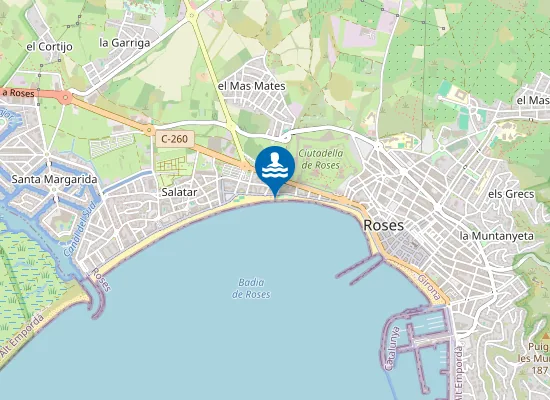 Map of Platja del Rastell