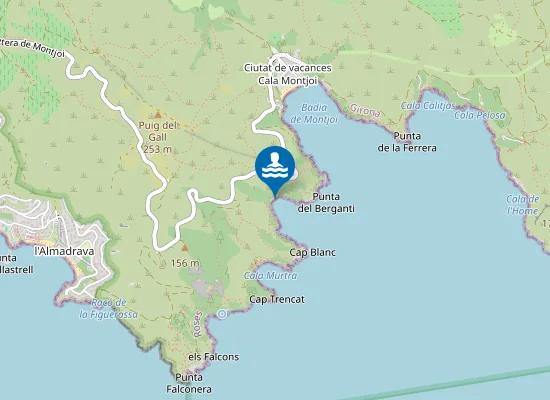 Map of Platja de la Rostella